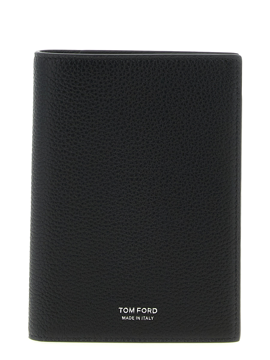 Tom Ford 100% calfskin leather wallet in black