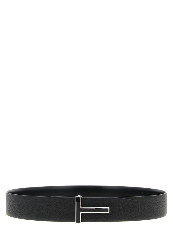 Tom Ford 100% Calfskin Leather belt in black