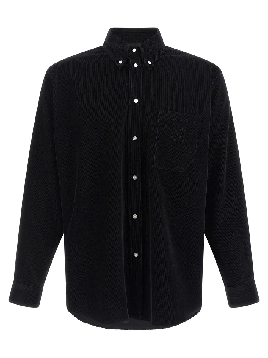 Fendi 100% Cotton shirt in black