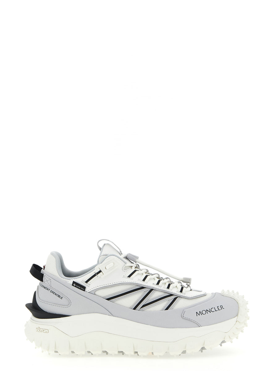 Moncler 100% polyamide athletic shoe in gray