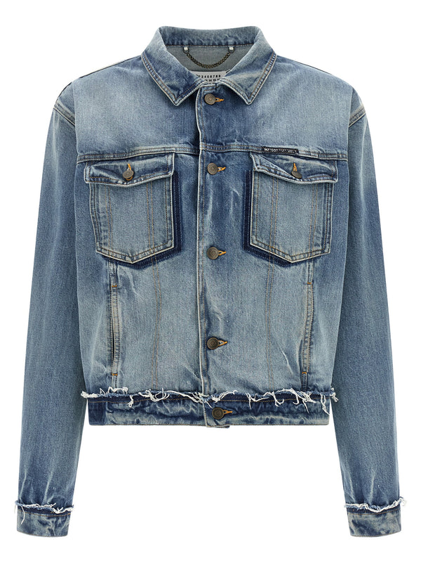 Maison Margiela 100% Cotton jacket in blue