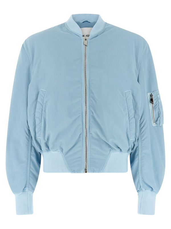 The Attico 100% Polyamide jacket in blue