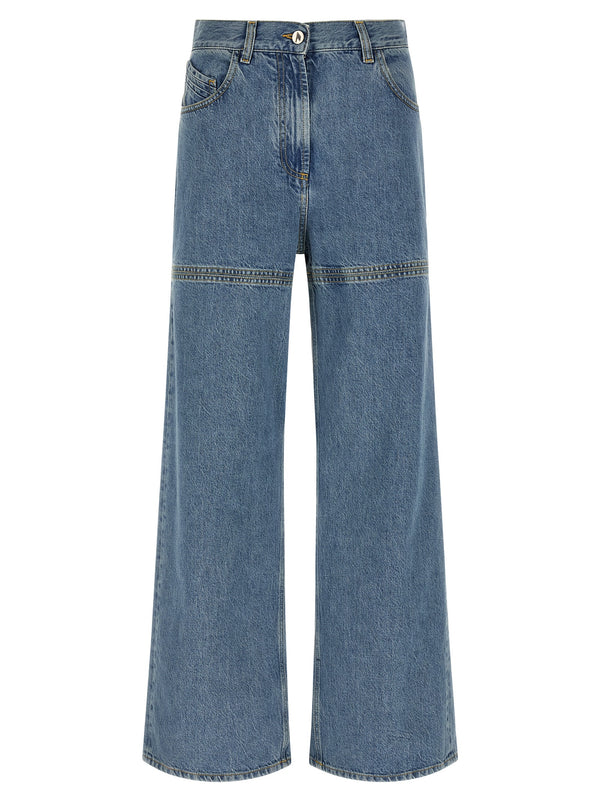 The Attico 100% cotton jeans in blue