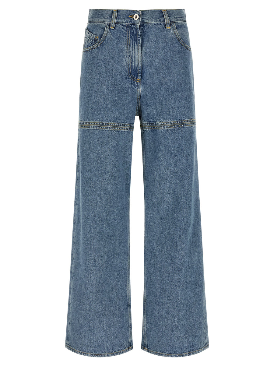 The Attico 100% cotton jeans in blue