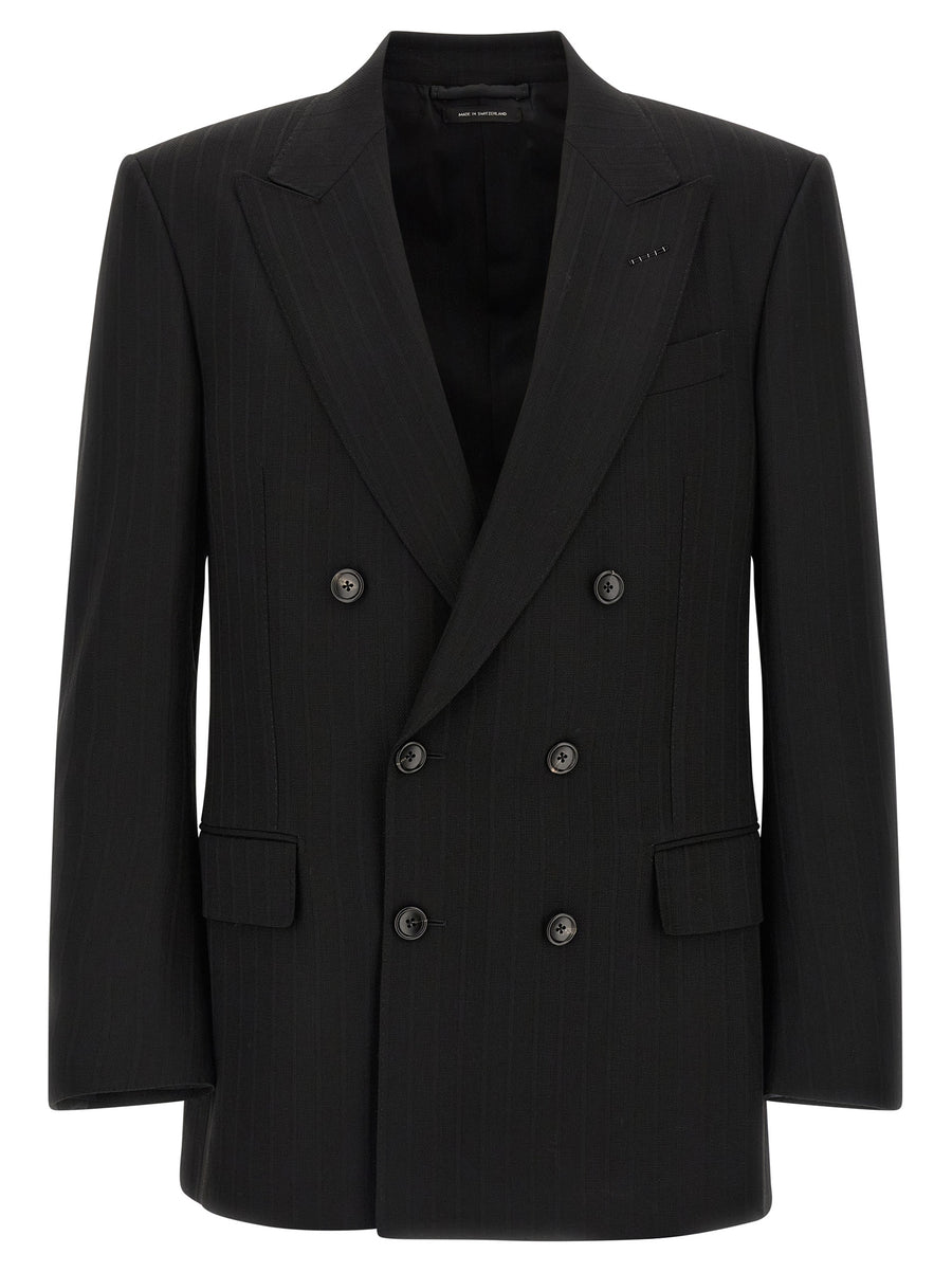 Tom Ford 100% wool blazer in black