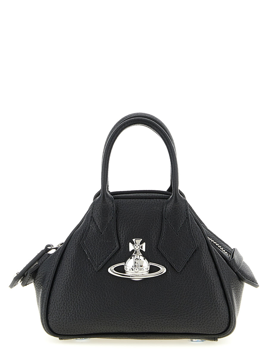 Vivienne Westwood 100% polyurethane top handle bag in black