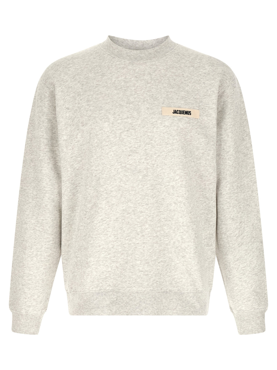 Jacquemus 100% cotton sweatshirt in gray
