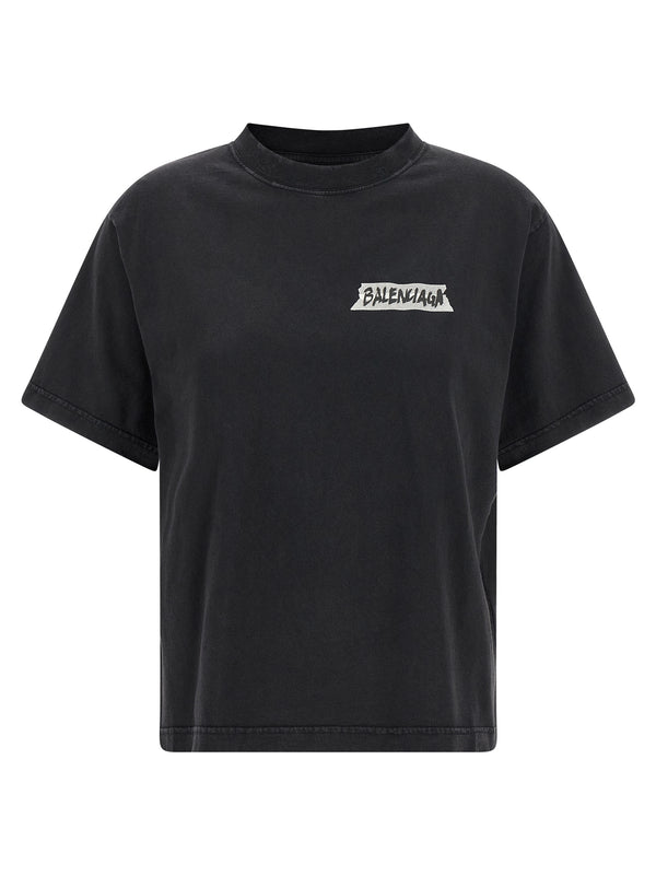 Balenciaga 100% Cotton t-shirt in black