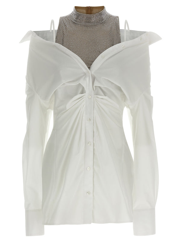 Giuseppe Di Morabito 100% Cotton blouse in white