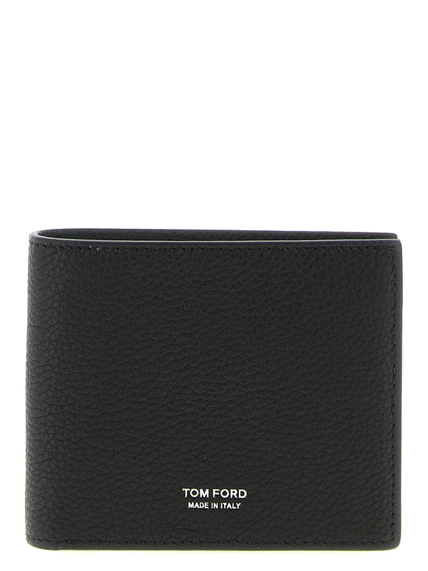 Tom Ford 100% calfskin leather wallet in black