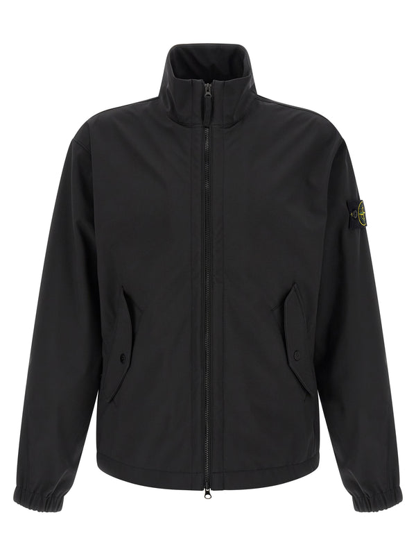 Stone Island 92% Polyester jacket in black
