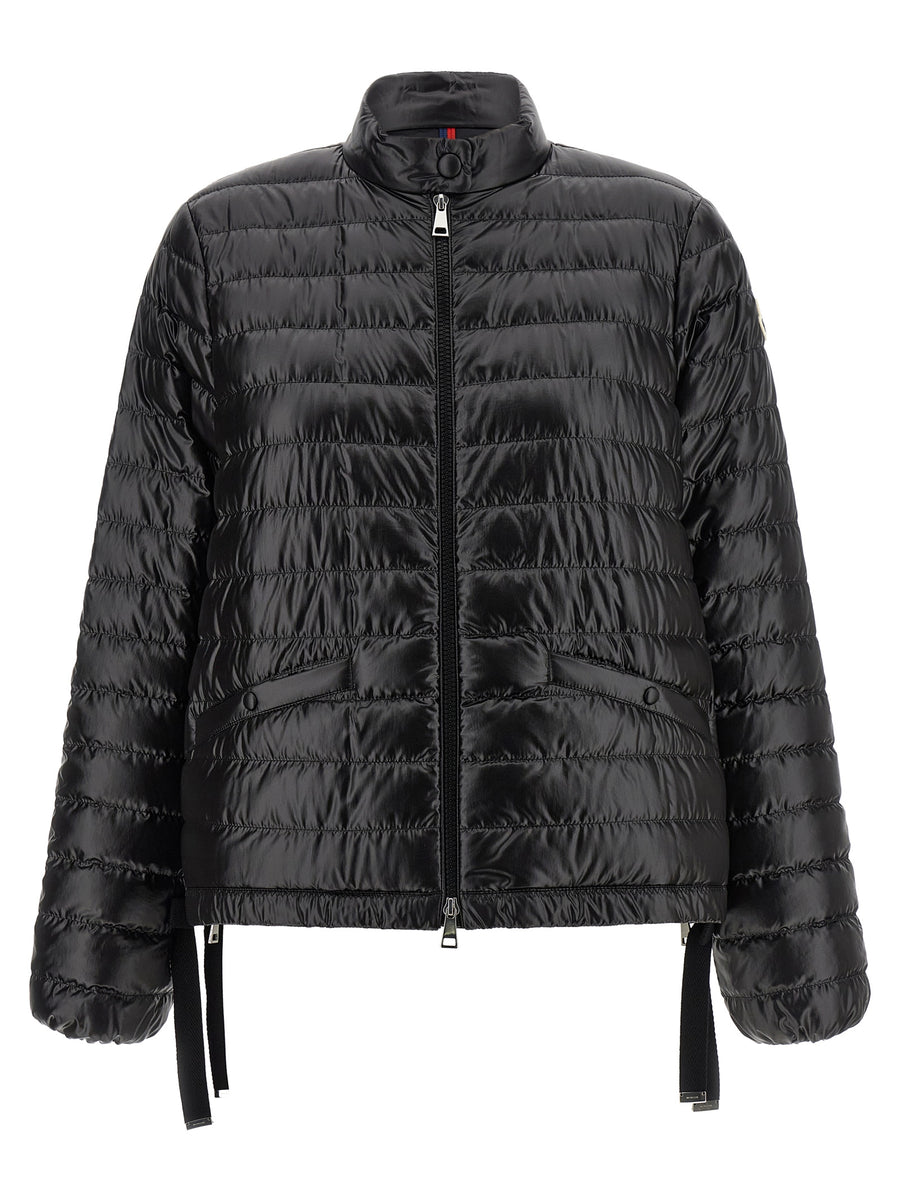 Moncler 100% polyamide down jacket in black