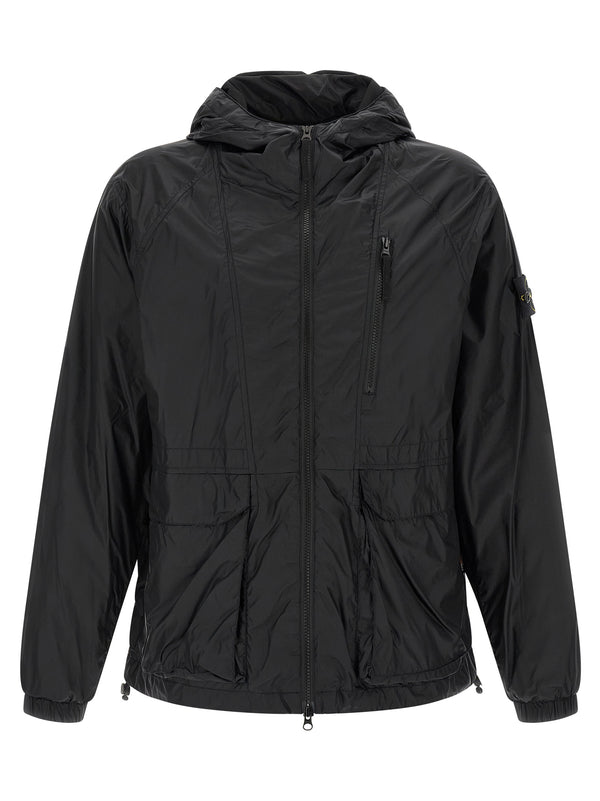 Stone Island 100% Polyamide Fibers jacket in black