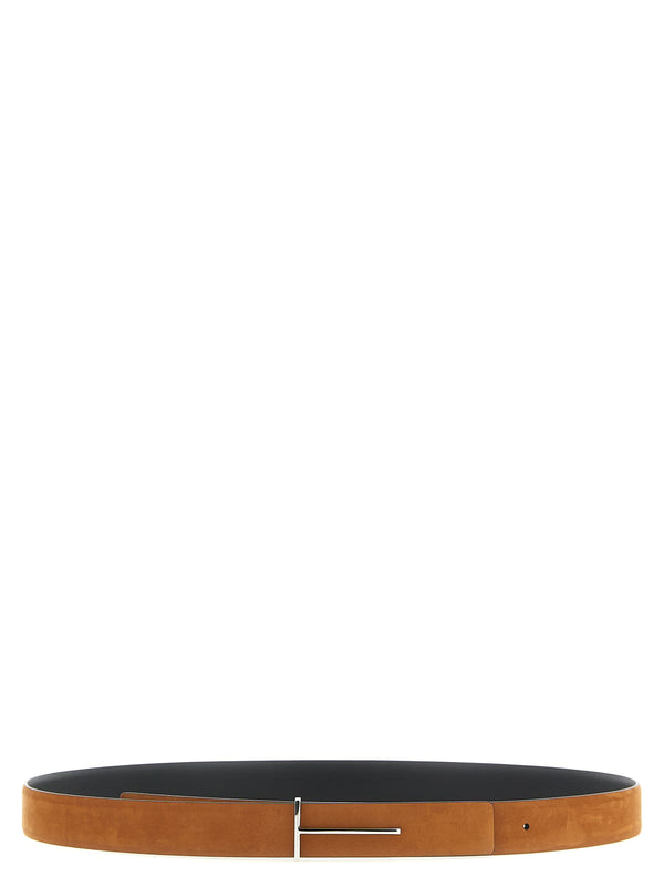 Tom Ford 100% leather belt in brown
