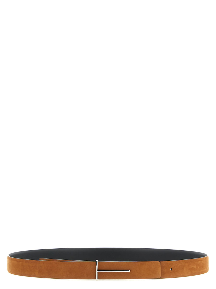 Tom Ford 100% leather belt in brown