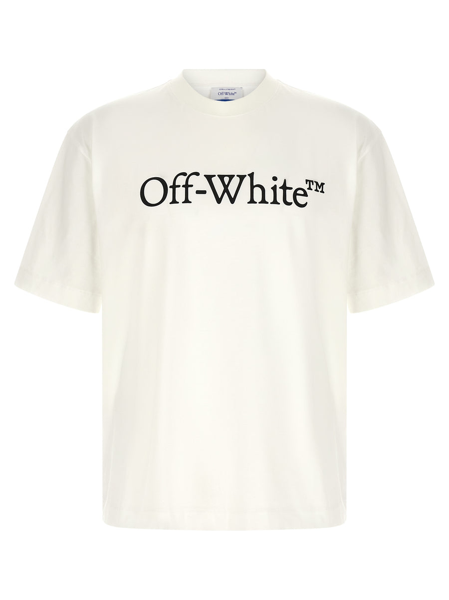 Off-White 100% cotton t-shirt in white