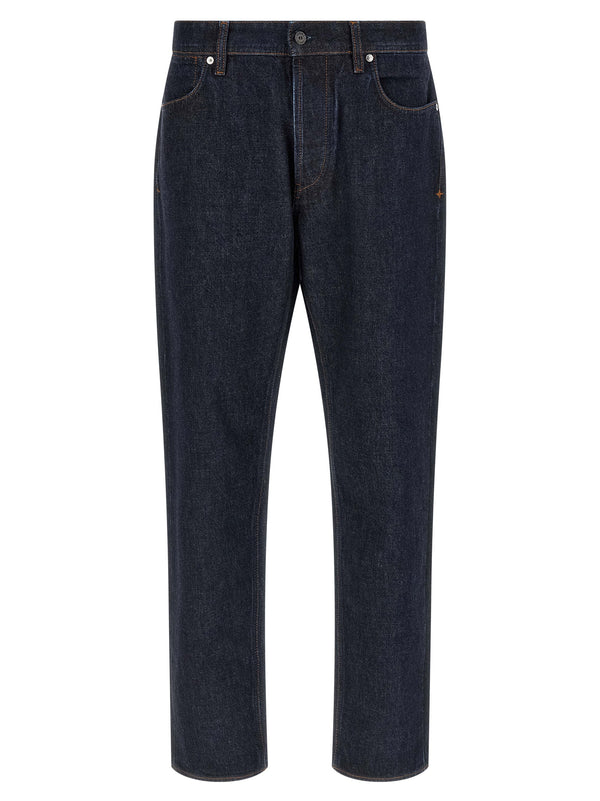 Stone Island 100% cotton jeans in blue
