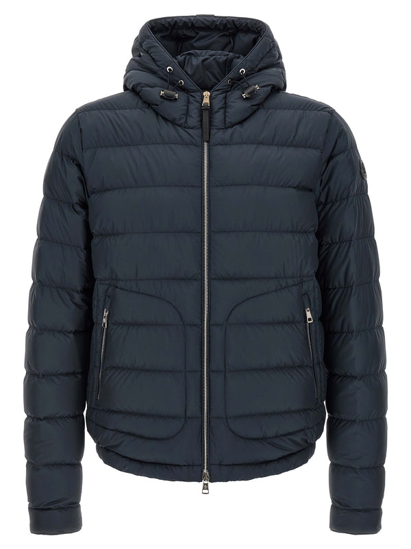 Moncler 100% Polyester down jacket in navy