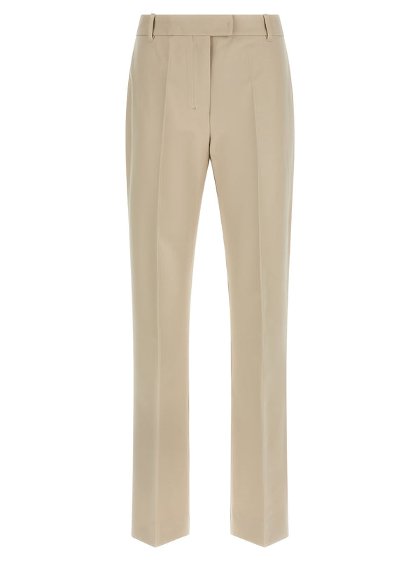 'S Max Mara 47% Cotton trousers in beige