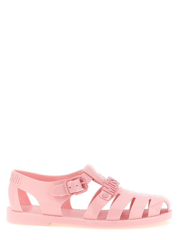 Moschino 100% PVC sandal in pink