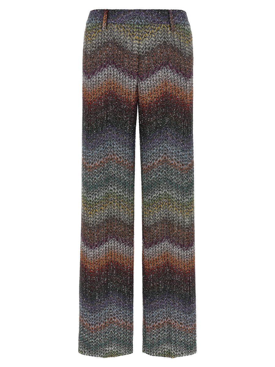 Missoni 69% Viscose trousers in multicolor
