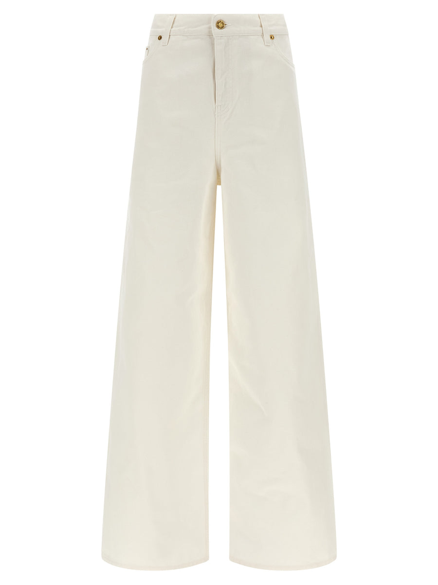 Golden Goose 100% cotton jeans in white