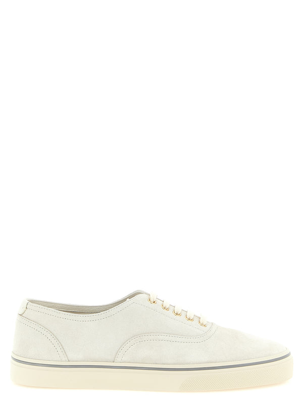 Brunello Cucinelli 100% calfskin leather sneaker in beige
