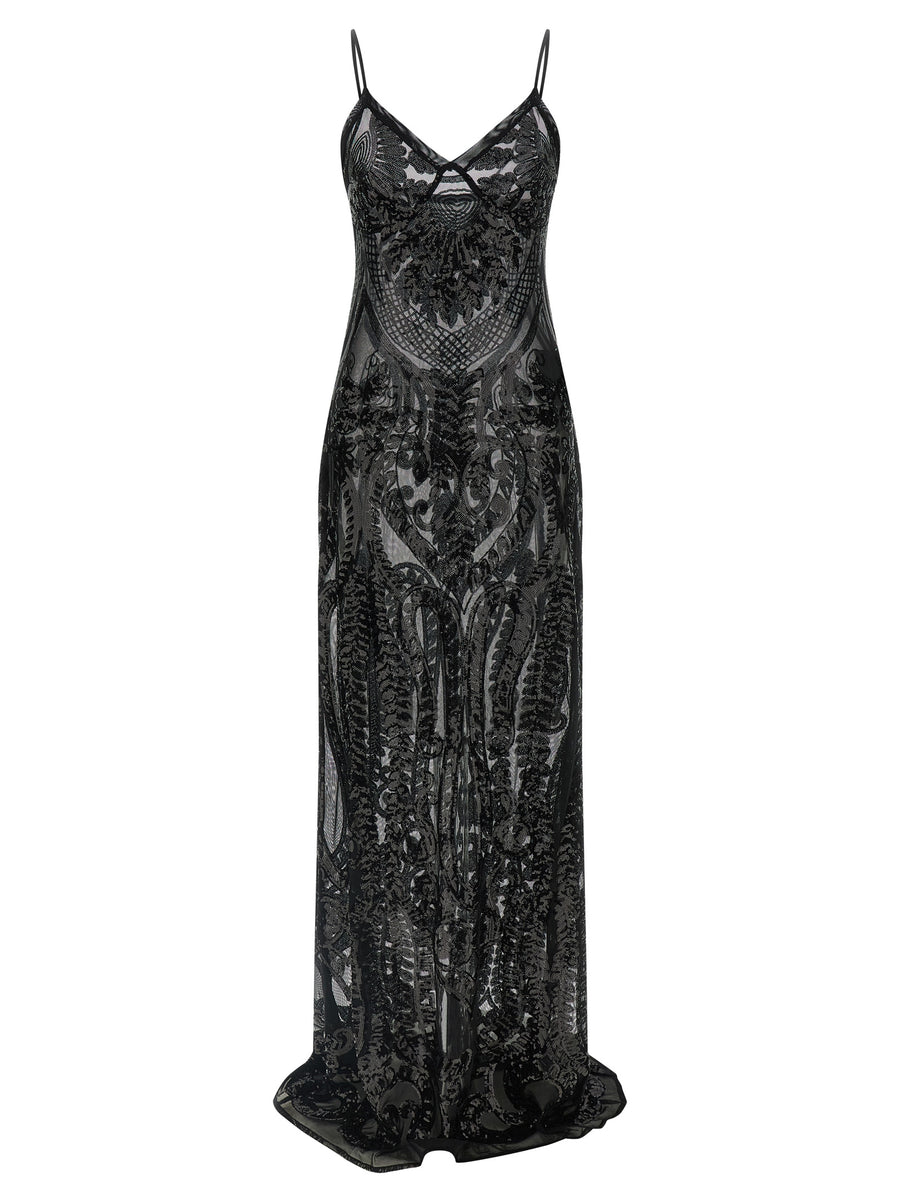 Norma Kamali 96% Polyester dress in black