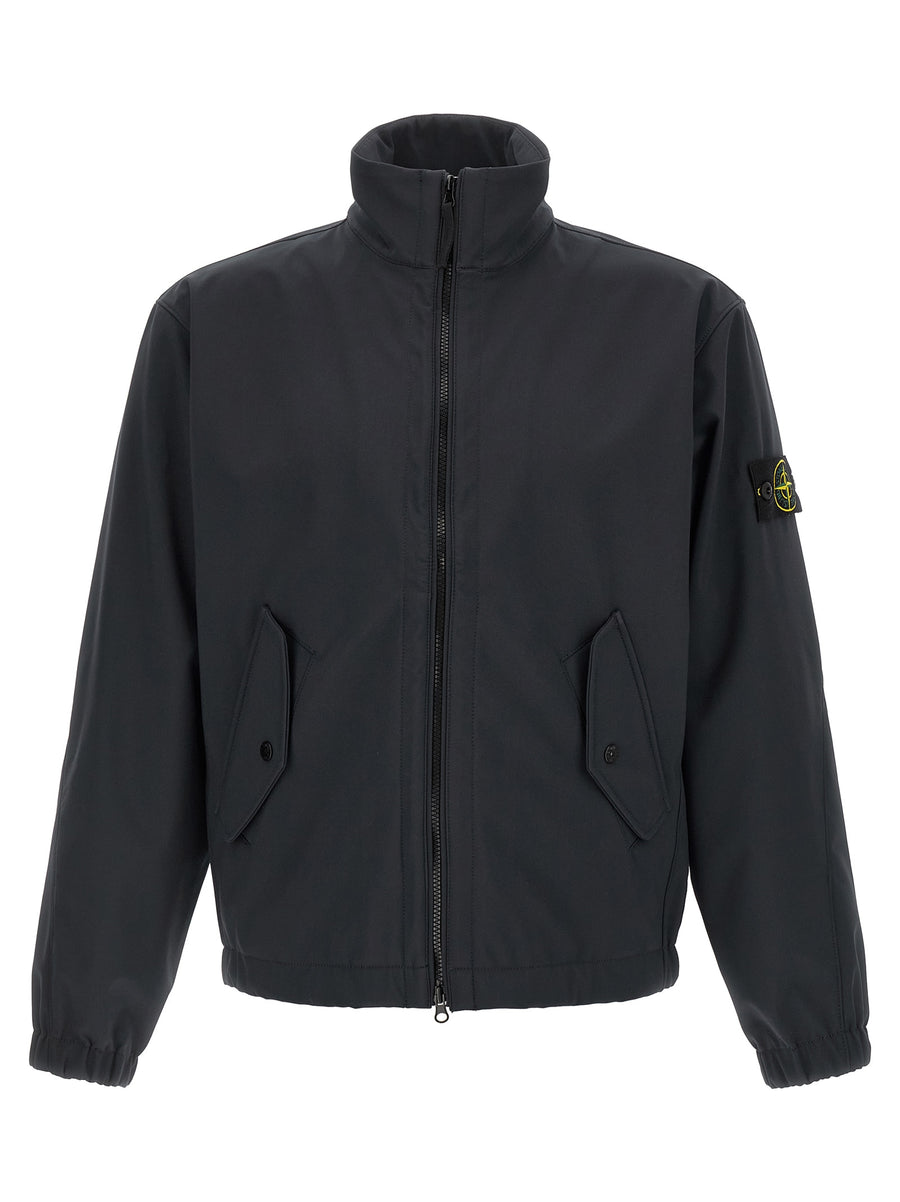 Stone Island 92% Polyester jacket in black