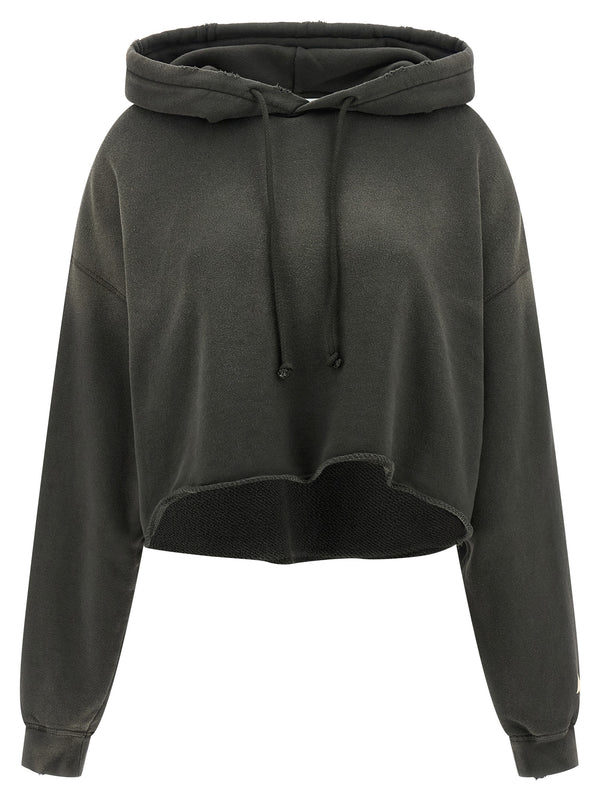 Golden Goose 100% cotton hoodie in gray