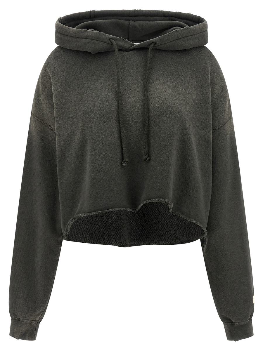 Golden Goose 100% cotton hoodie in gray