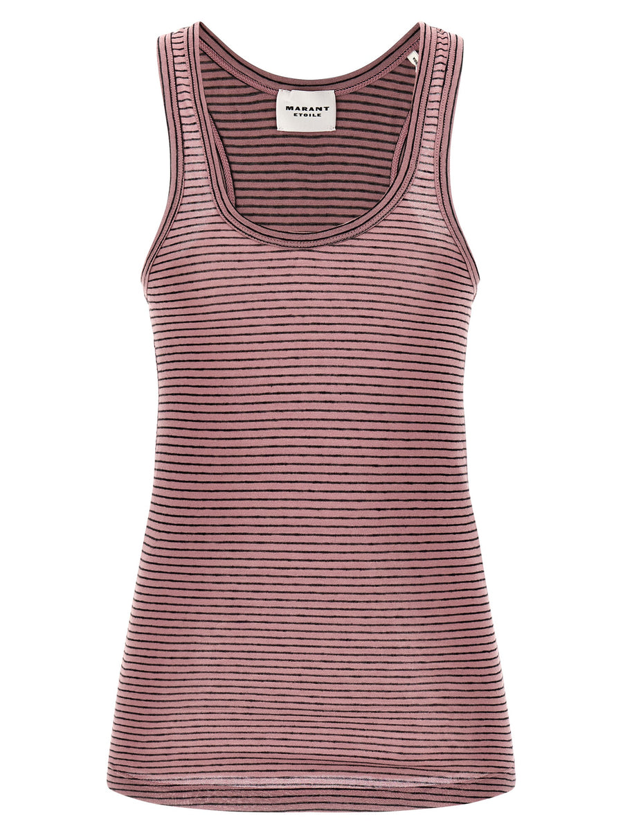 Marant Etoile 100% Cotton tank top in pink