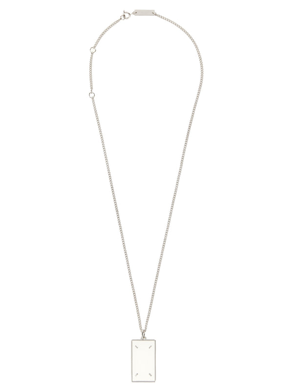 Maison Margiela 100% brass necklace in silver