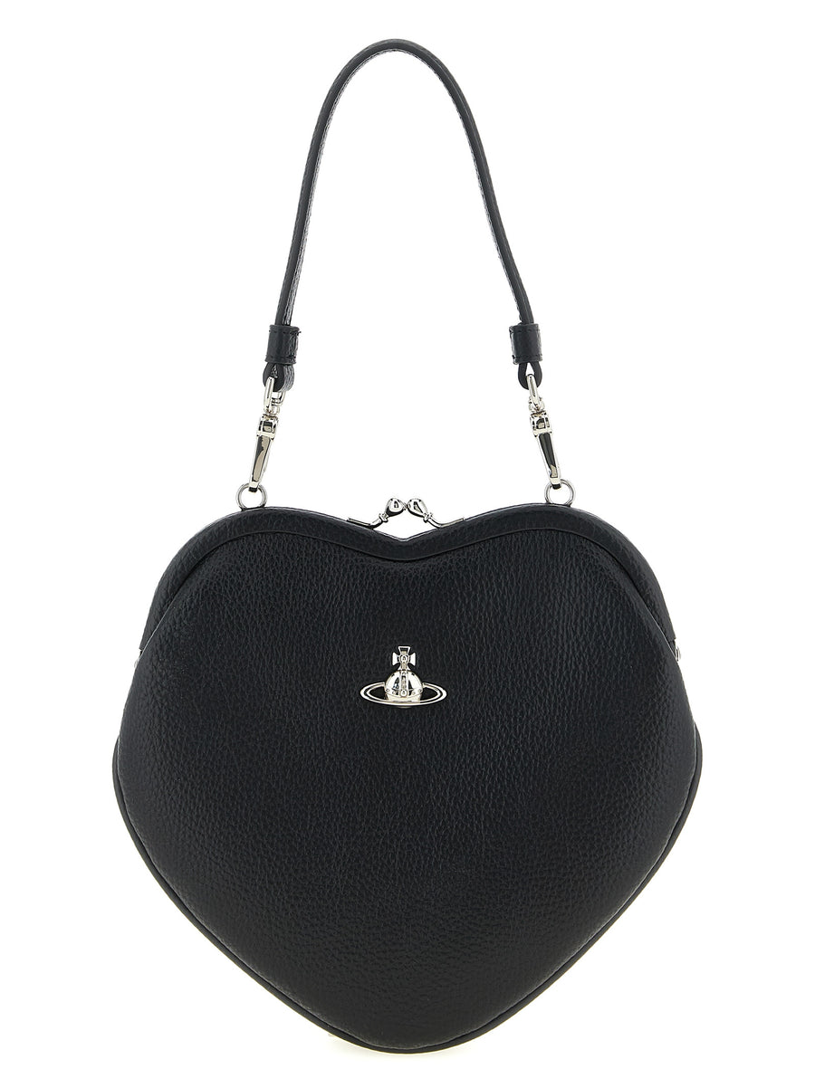 Vivienne Westwood 100% polyurethane top handle bag in black