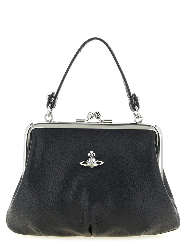 Vivienne Westwood 100% Polyurethane top handle bag in black