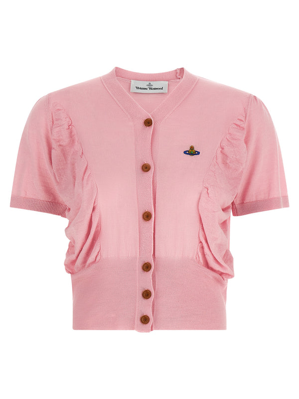 Vivienne Westwood 70% wool cardigan in pink