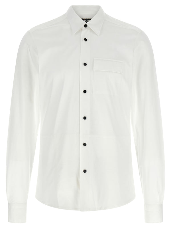 Kiton 100% cotton shirt in white