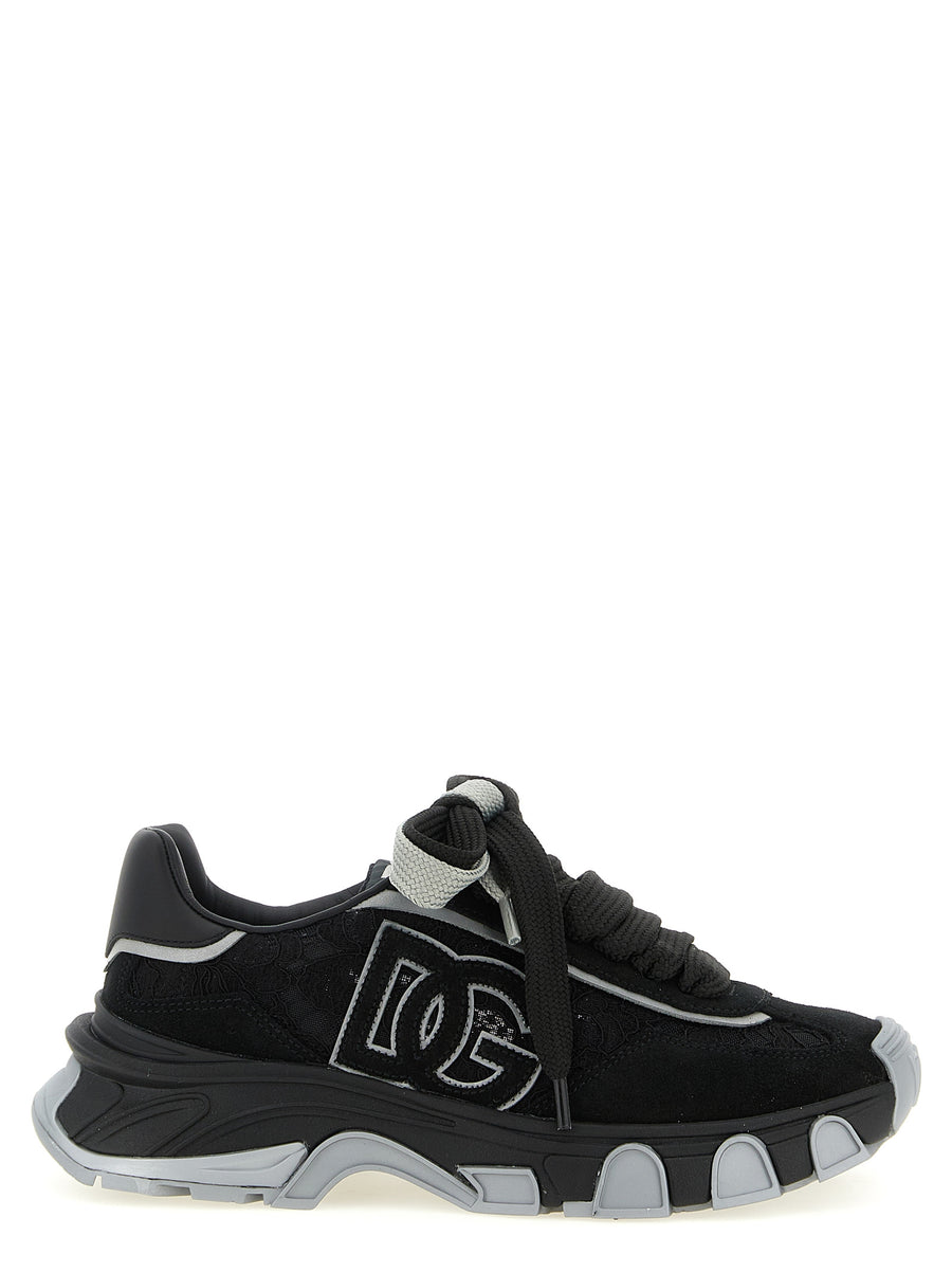 Dolce & Gabbana 35% polyamide sneaker in black