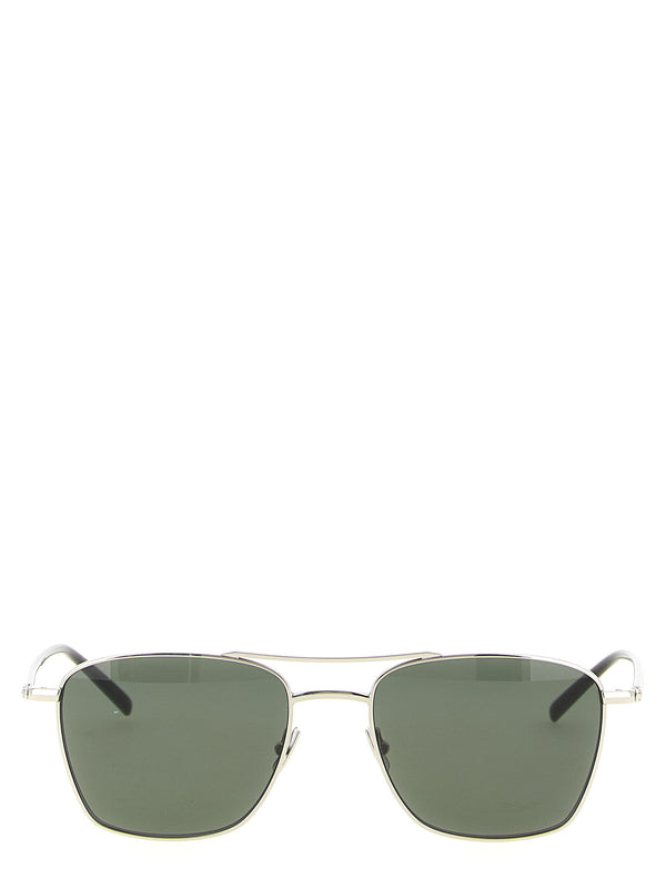 Saint Laurent SA333829BM 100% Acetate (temples); metal frame sunglasses in silver