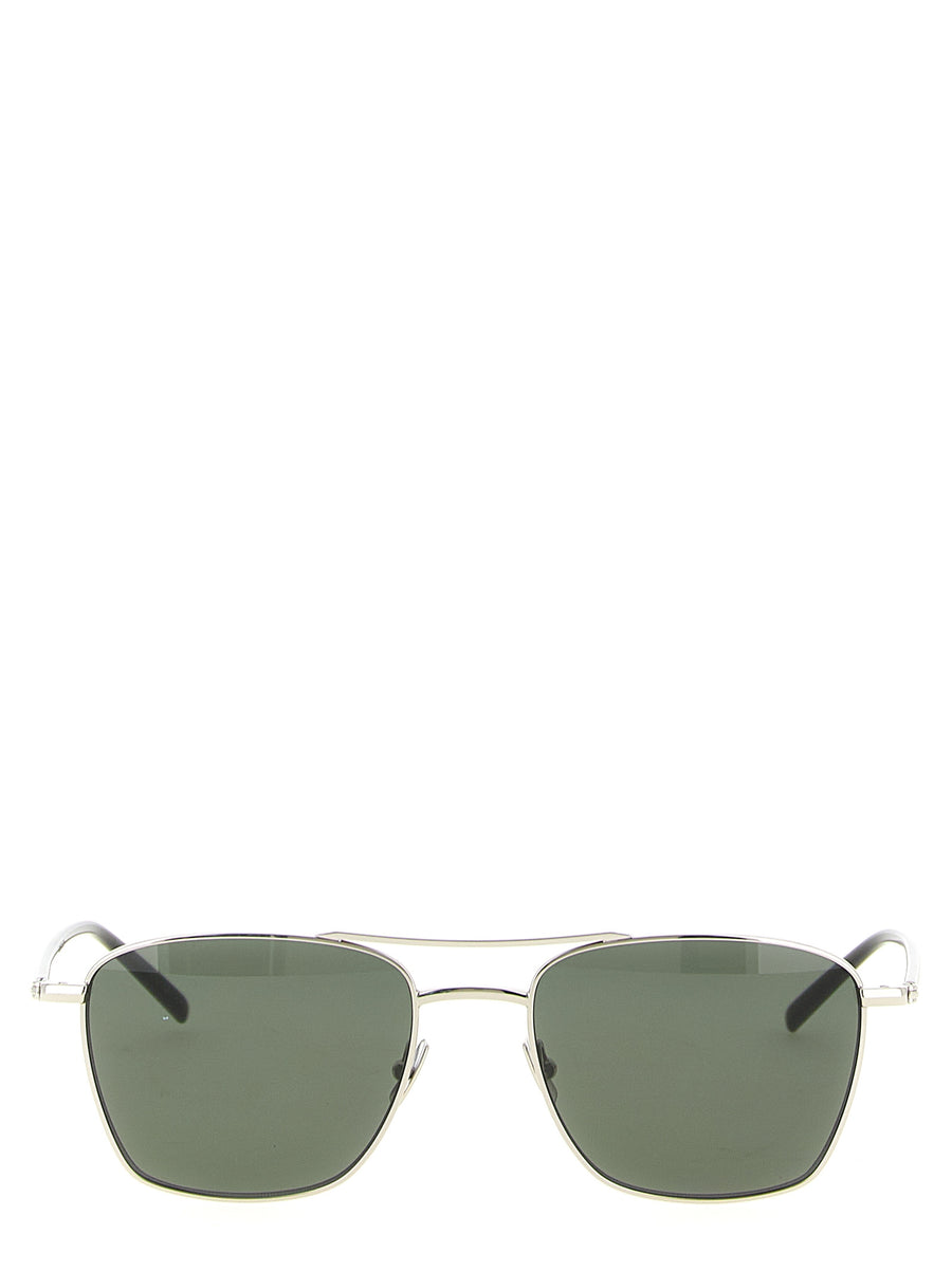 Saint Laurent SA333829BM 100% Acetate (temples); metal frame sunglasses in silver