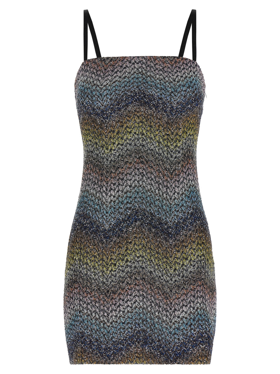 Missoni 66% Viscose mini dress in multicolor