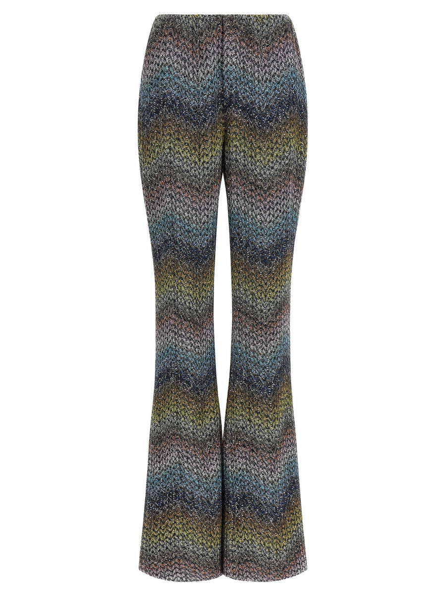Missoni Viscose 66% trousers in multicolor