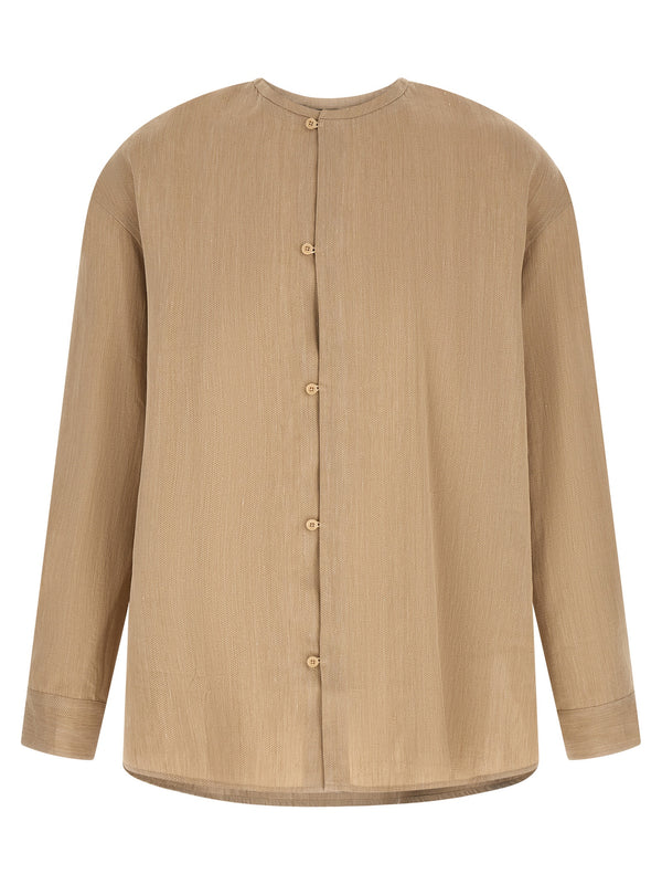 Jacquemus 59% Linen blouse in beige