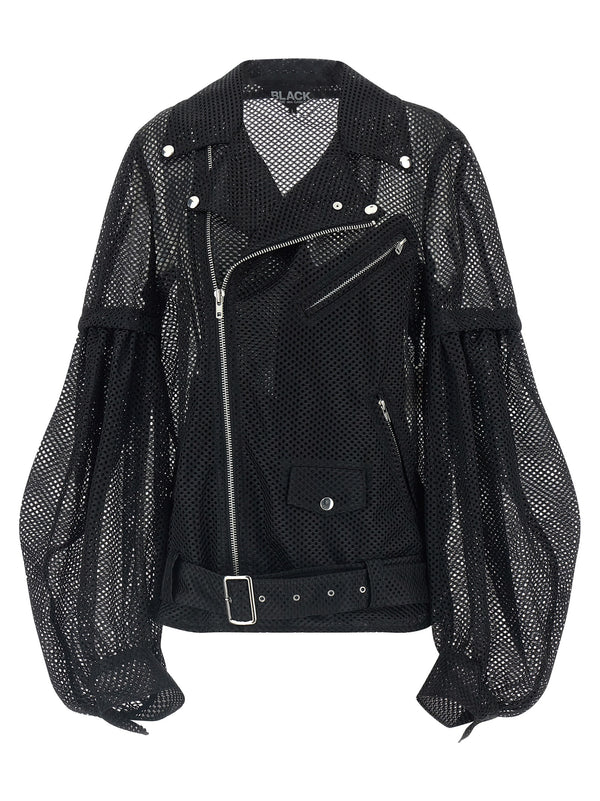 Comme des Garçons 100% Polyester jacket in black