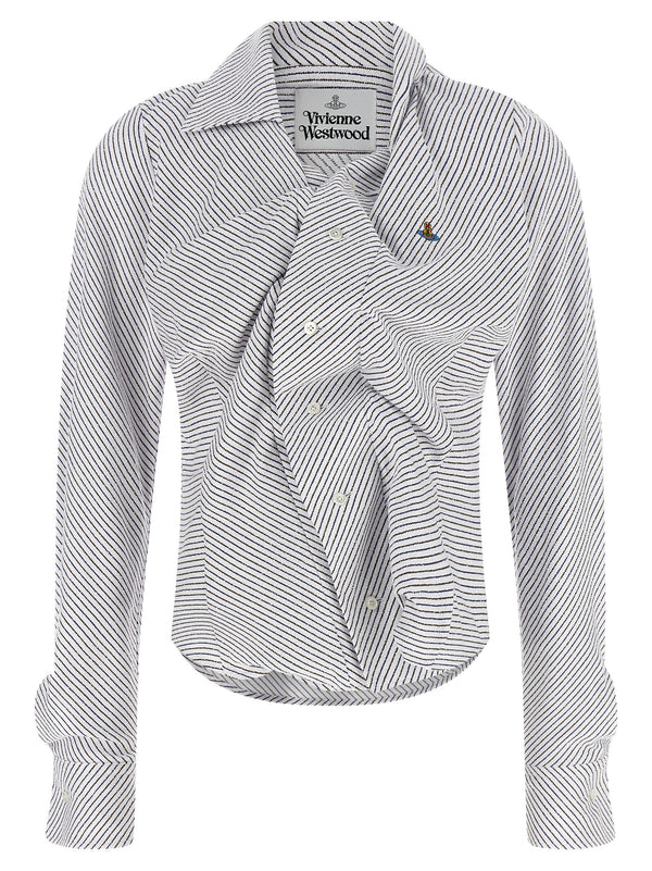 Vivienne Westwood 87% Cotton blouse in white