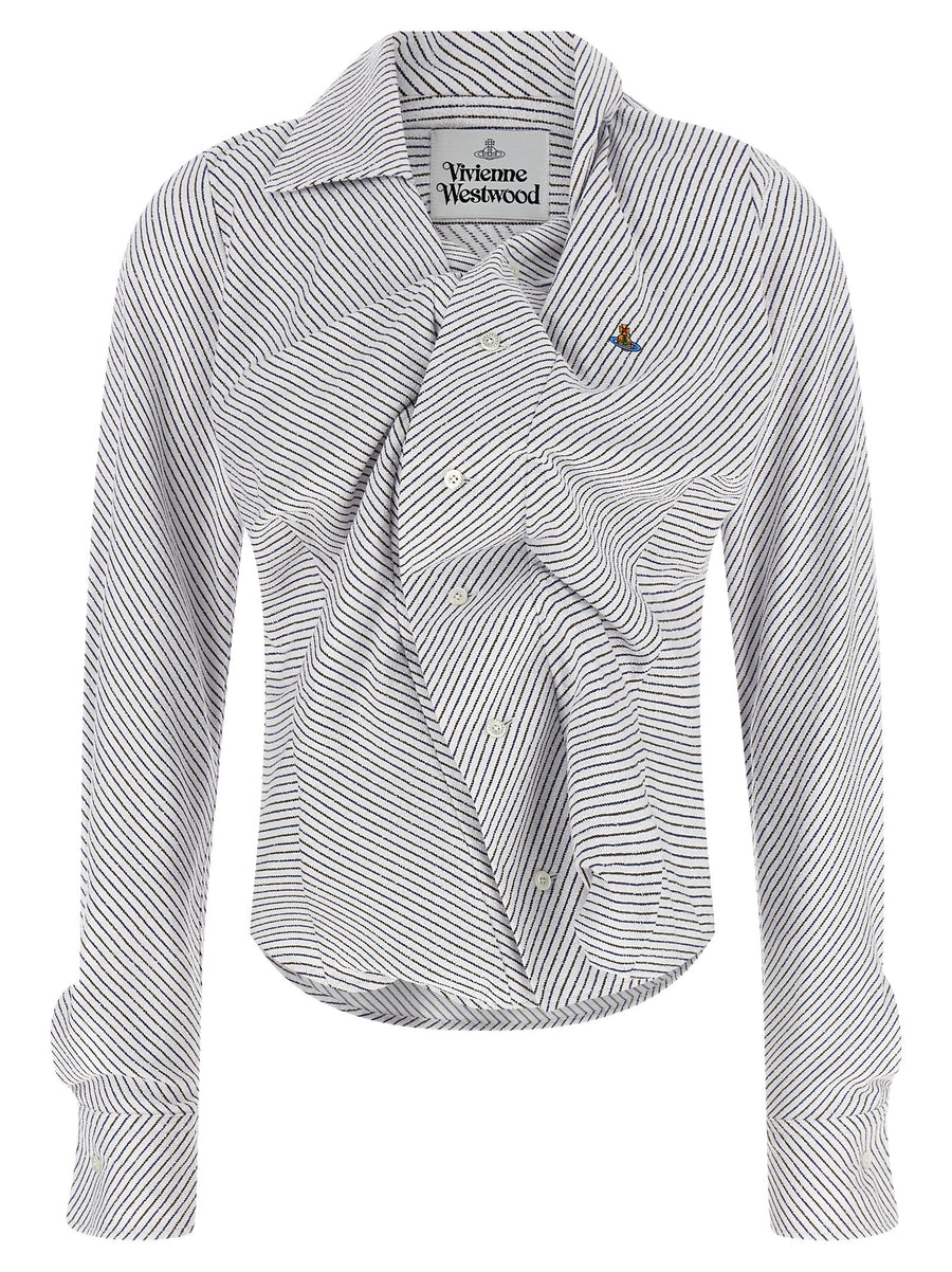 Vivienne Westwood 87% Cotton blouse in white