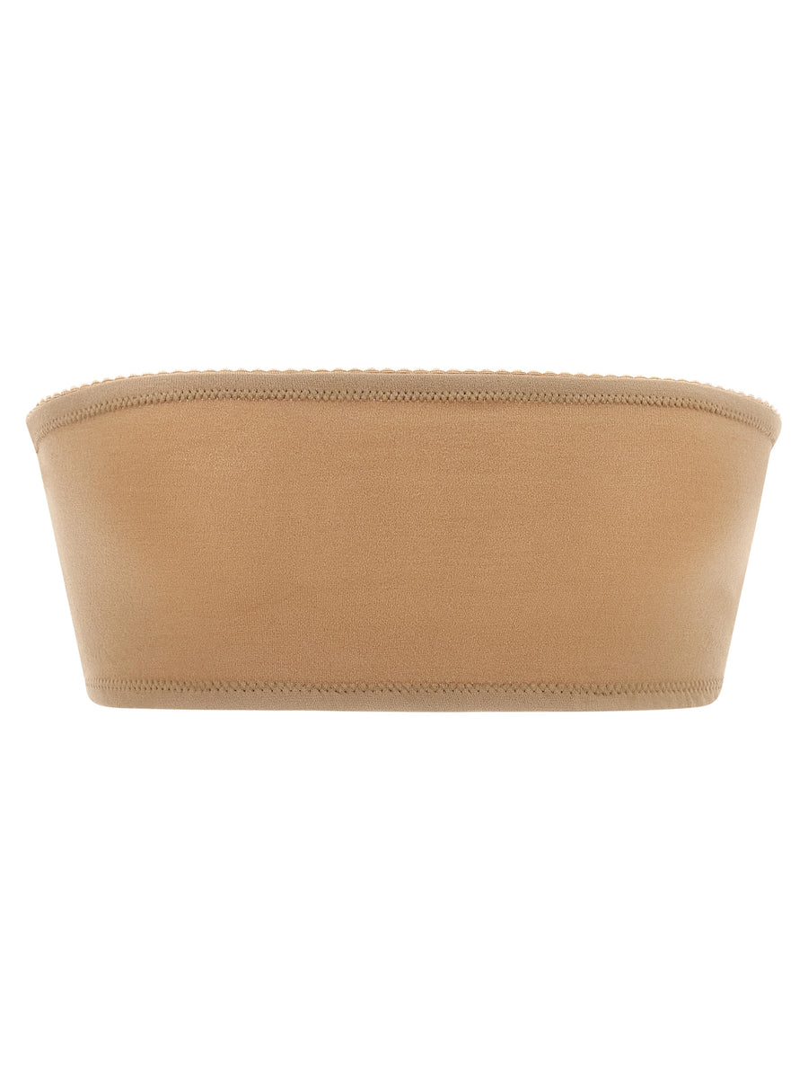 Maison Margiela 83% Polyamide bandeau top in pink