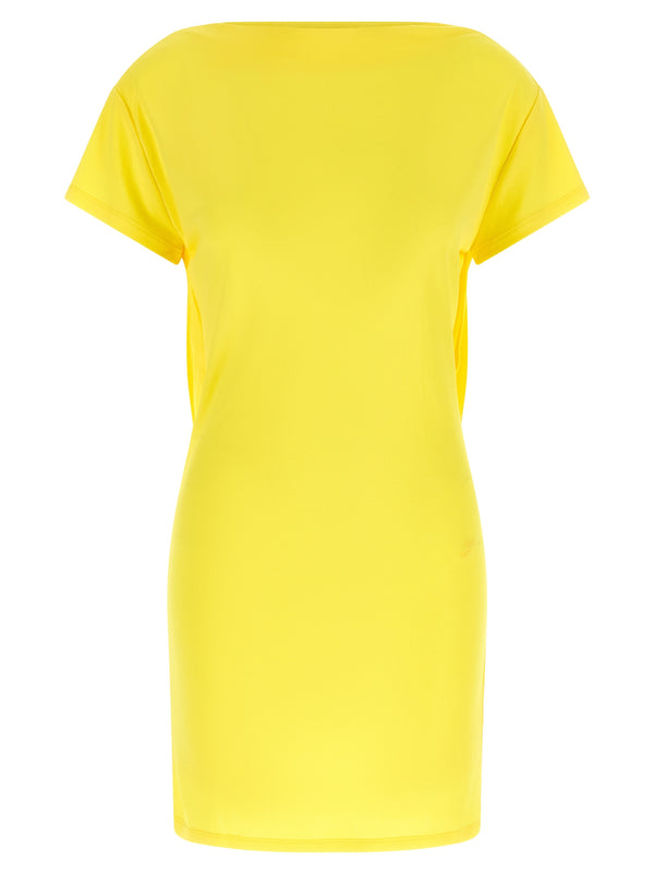 Jacquemus 83% viscose dress in yellow