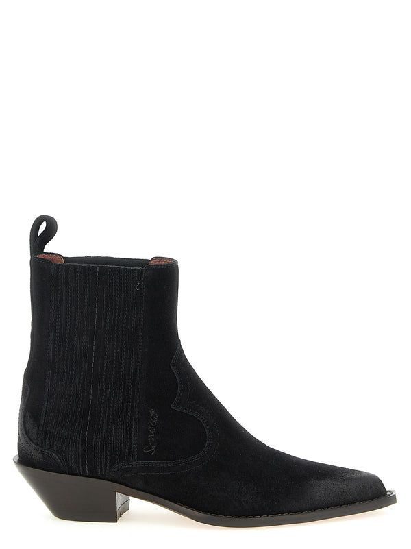 Sonora 100% calfskin leather (Bos Taurus) boot in black