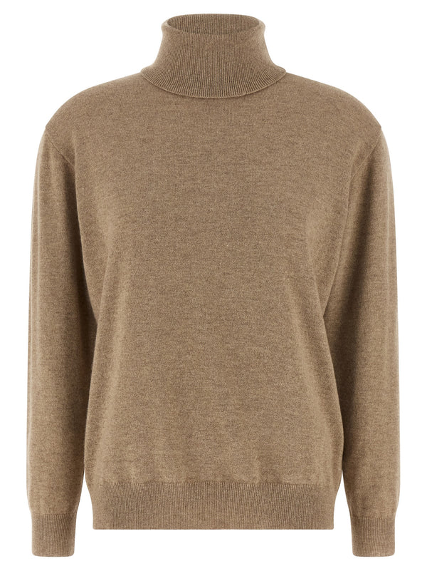 Brunello Cucinelli 100% cashmere sweater in beige